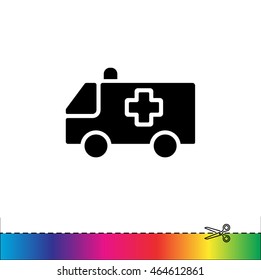 Web icon. Ambulance