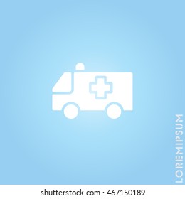 Web icon. Ambulance