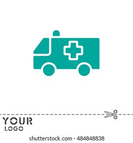 Web icon. Ambulance