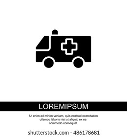 Web icon. Ambulance