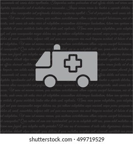 Web icon. Ambulance