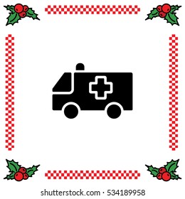 Web icon. Ambulance