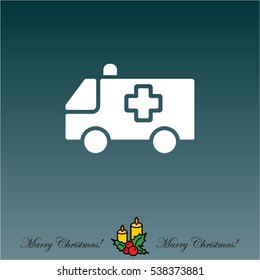Web icon. Ambulance
