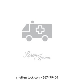 Web icon. Ambulance