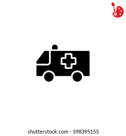 Web icon. Ambulance