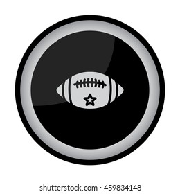 Web icon. American football 