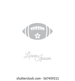 Web icon. American football 