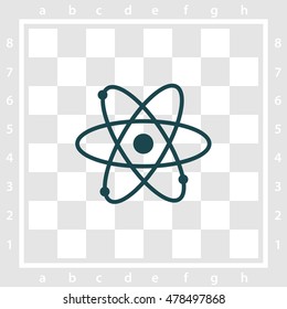 Web icon. Atom