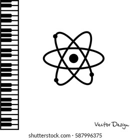 Web icon. Atom