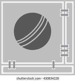 Web icon. Ball, children's ball