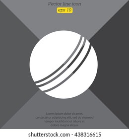 Web icon. Ball, children's ball