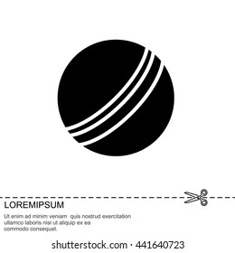 Web icon. Ball, children's ball