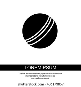 Web icon. Ball, children's ball