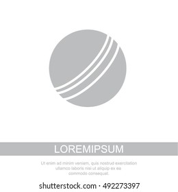 Web icon. Ball, children's ball
