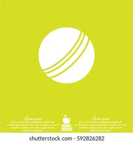 Web icon. Ball, children's ball