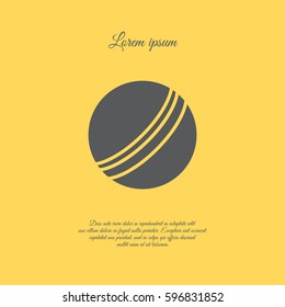 Web icon. Ball, children's ball