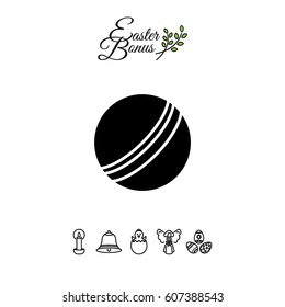 Web icon. Ball, children's ball