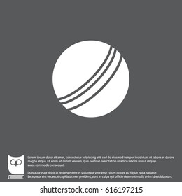 Web icon. Ball, children's ball