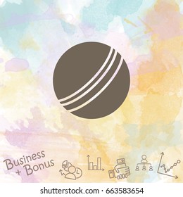 Web icon. Ball, children's ball