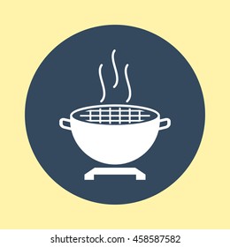 Web Icon of Barbecue Grill.