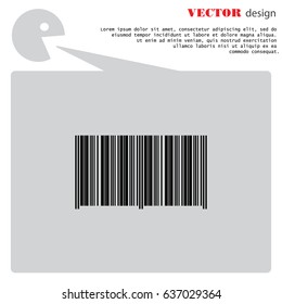 Web icon. Barcode, ID symbol, product ID