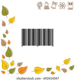 Web icon. Barcode, ID symbol, product ID