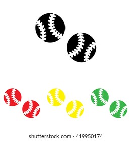 Web icon. Baseball