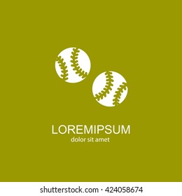 Web icon. Baseball