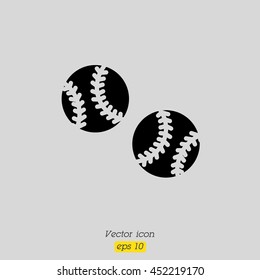 Web icon. Baseball