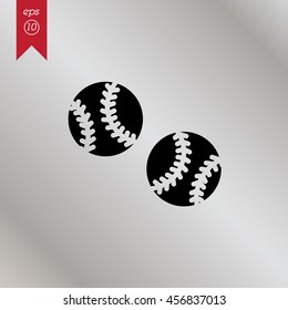Web icon. Baseball