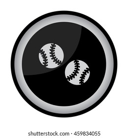 Web icon. Baseball