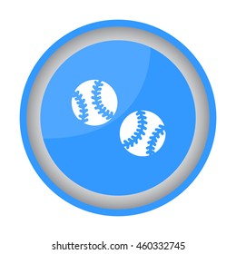 Web icon. Baseball