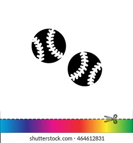 Web icon. Baseball