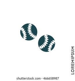 Web icon. Baseball