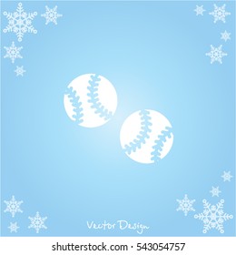 Web icon. Baseball