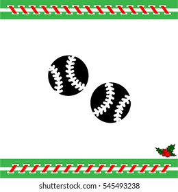 Web icon. Baseball
