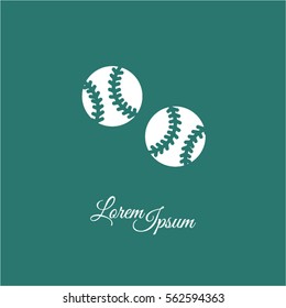 Web icon. Baseball