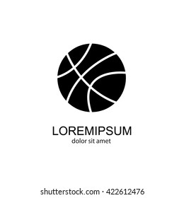 Web icon. Basketball