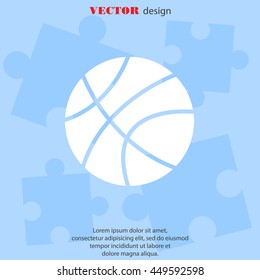 Web icon. Basketball