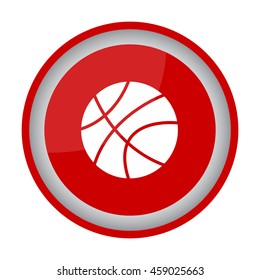 Web icon. Basketball