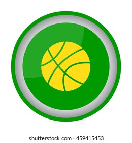 Web icon. Basketball