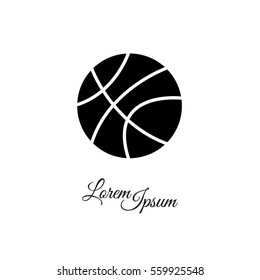 Web icon. Basketball