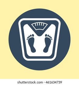 Web Icon of Bathroom Scale.