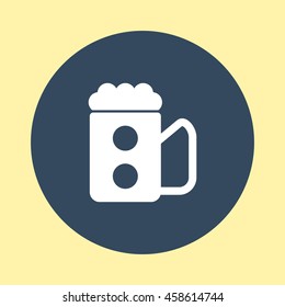 Web Icon of Beer Mug.