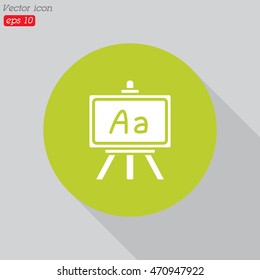 Web icon. Blackboard