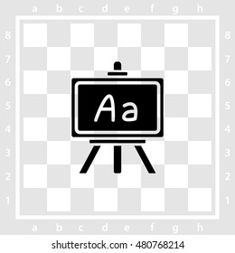 Web icon. Blackboard