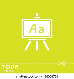 Web icon. Blackboard