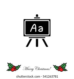 Web icon. Blackboard