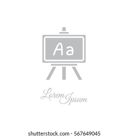 Web icon. Blackboard