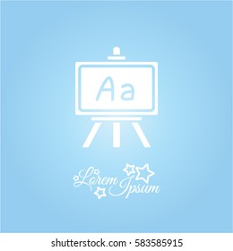 Web icon. Blackboard